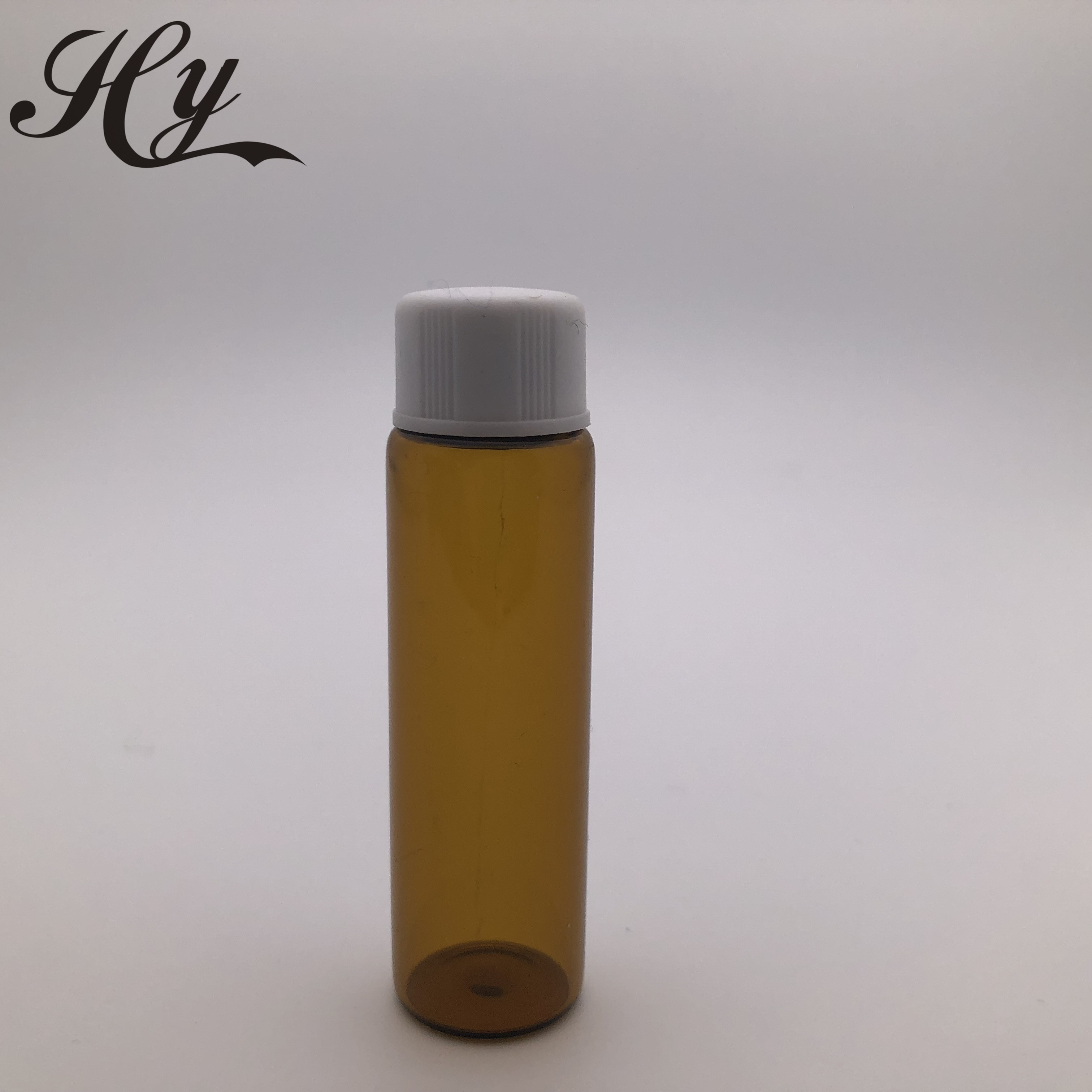 10ml amber /clear tube roll on glass bottle glass vial with glass / stainless steel roller plastic cap
