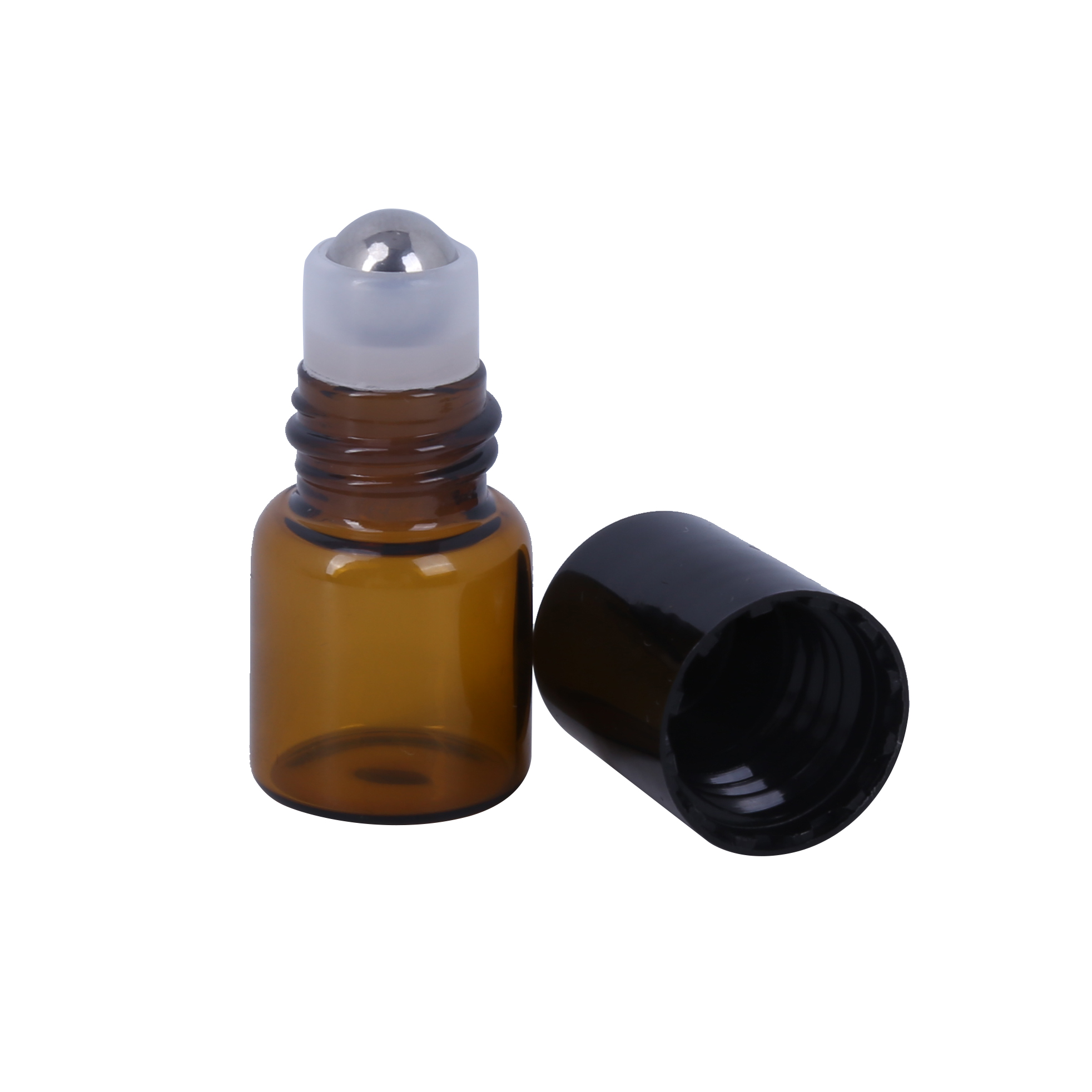 10ml amber custom glass roller roll on bottle