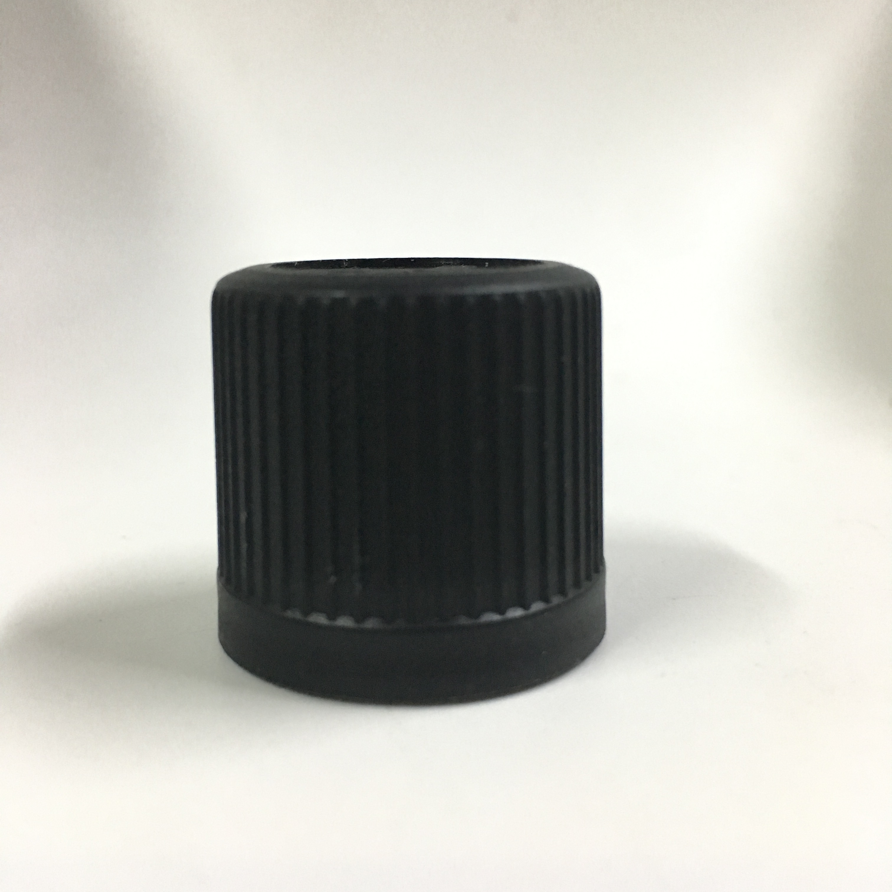10ml amber essential oil bottle with black temper evident and child resistant dropper cap