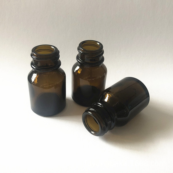 10ml amber glass essential oil bottle, 1/3OZ touch up bottle, 20/400 10ml glue bottle