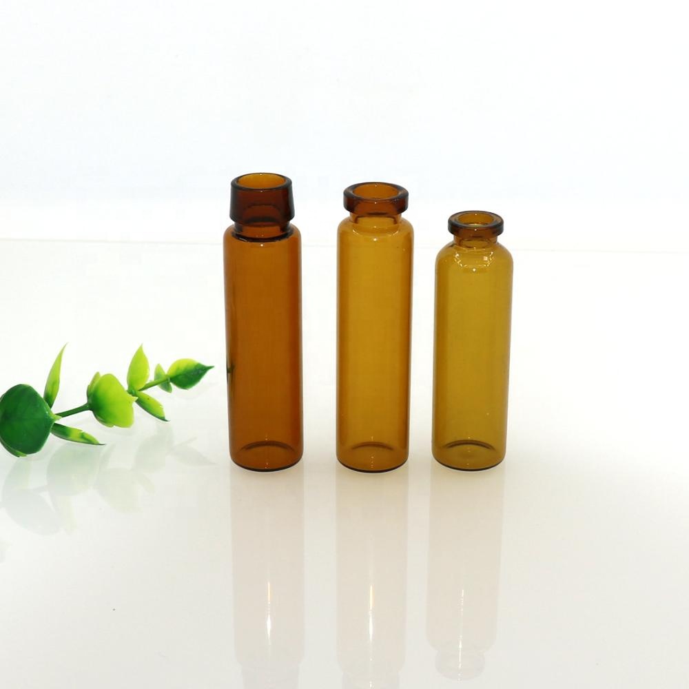 10ml amber glass vial with crown cap for oral lyophilization medicinal