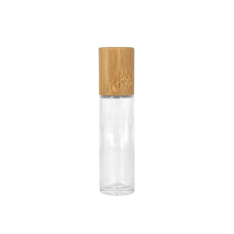 10ml bamboo glass roll on bottle