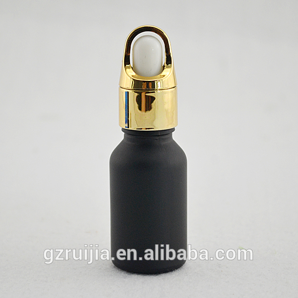 10ml black Glass dropper bottles with childproof cap for e-liquid/e-juice/essential oil/perfume/cosmetic packaging manufacturer