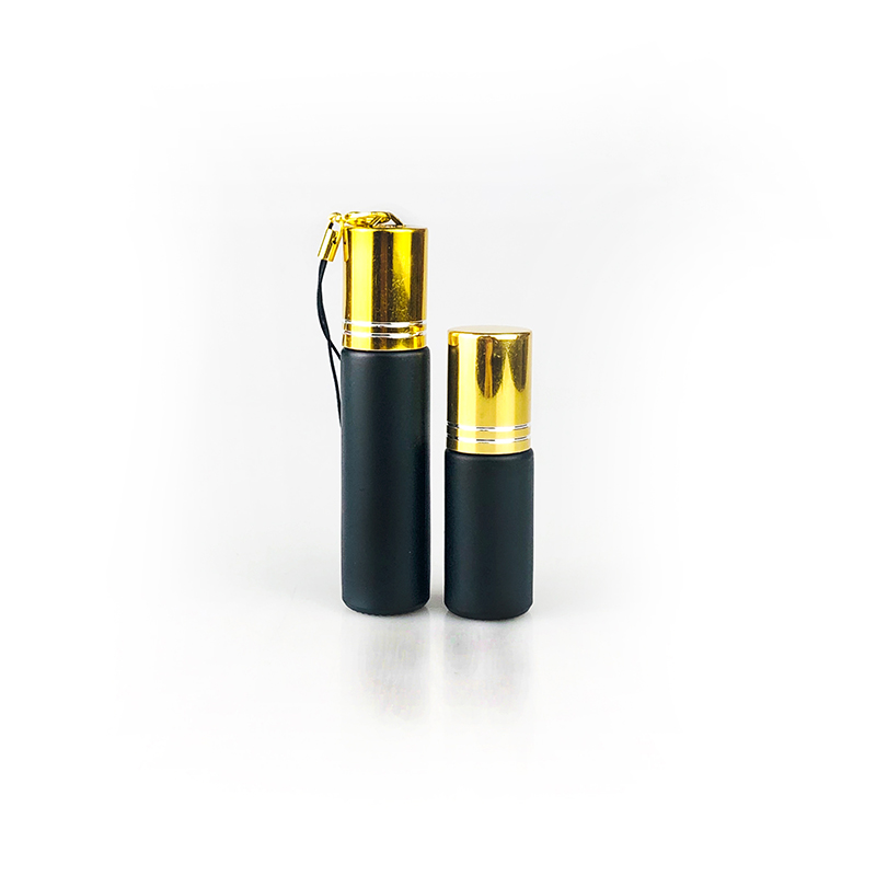 10ml black glass roller bottle 5ml for essential oil and attar