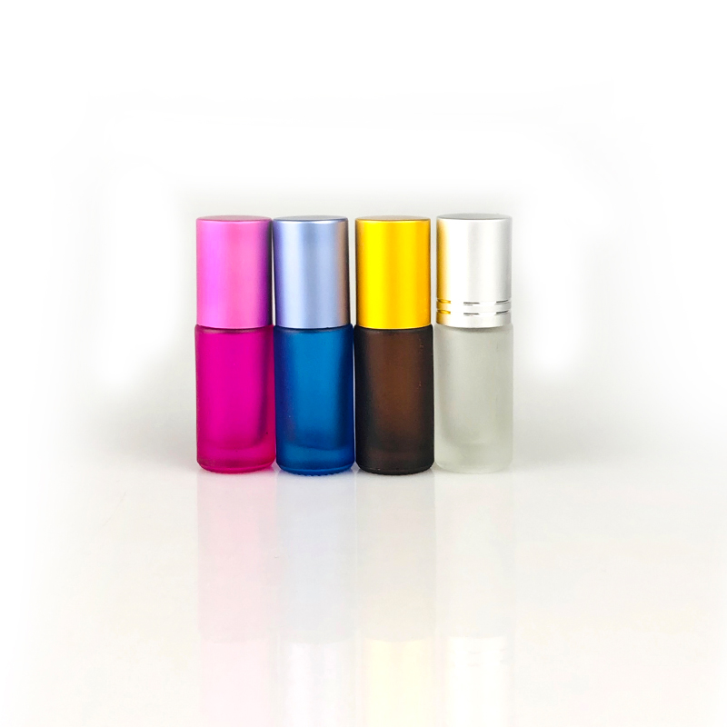 10ml black glass roller bottle 5ml for essential oil and attar