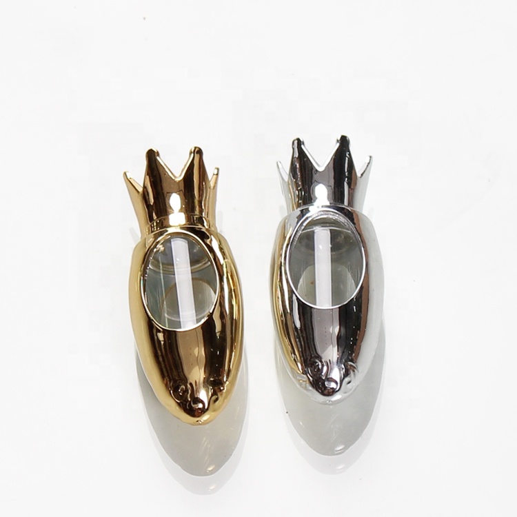 10ml bullet Crown air glass bottle Essential Oils Auto perfume diffuser bottle
