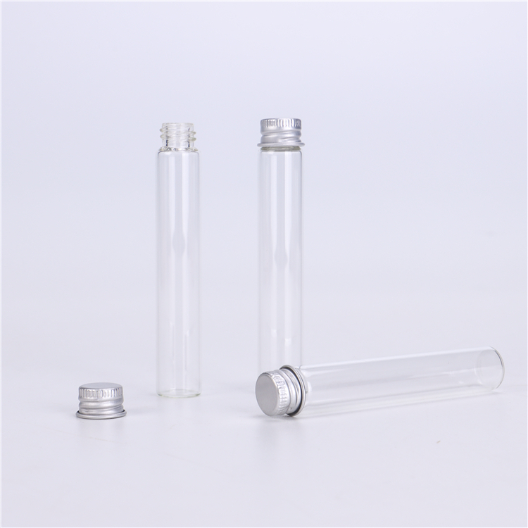 10ml burette glass bottle medicine glass bottle with metal screw cap