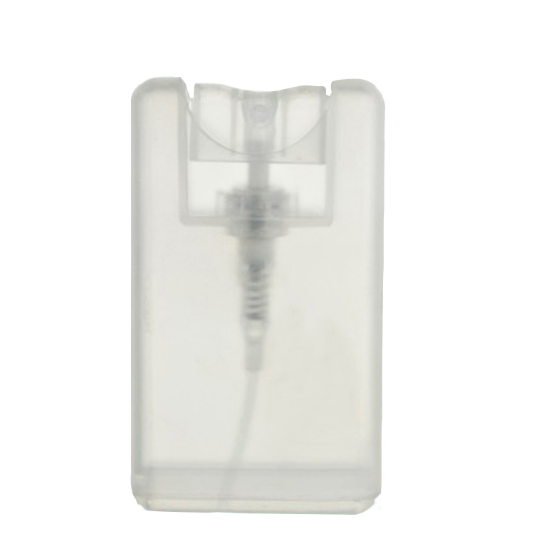 10ml card perfume bottle with pump sprayer