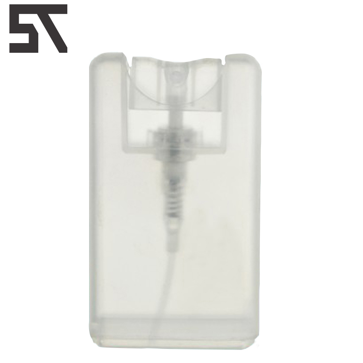 10ml card perfume bottle with pump sprayer
