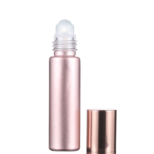 10ml clear frosted roll on glass bottle essential oil bottles with screw lids
