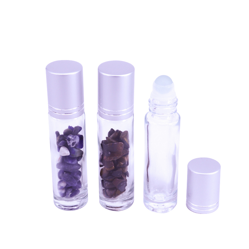 10ml clear glass roll on bottle essential oil lip gloss oil perfume roller bottles