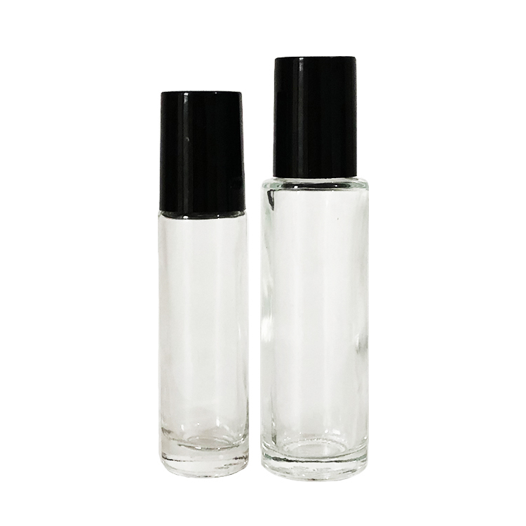10ml clear glass roller bottle essential oil bottle with roller