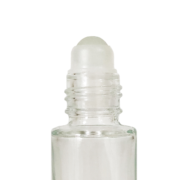 10ml clear glass roller bottle essential oil bottle with roller