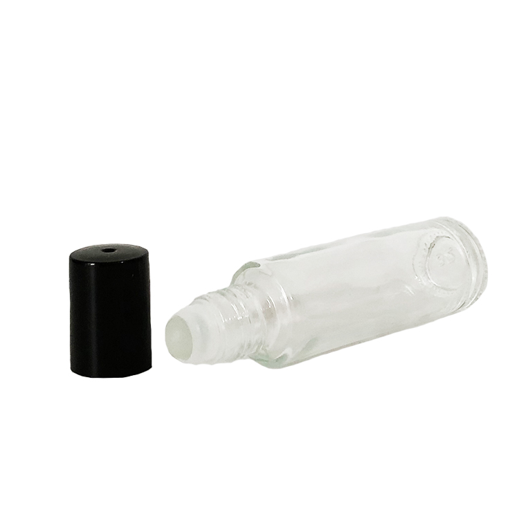 10ml clear glass roller bottle essential oil bottle with roller