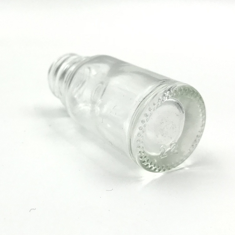 10ml clear transparent bottle of glass dropper bottle for essential oil with gold dropper cap