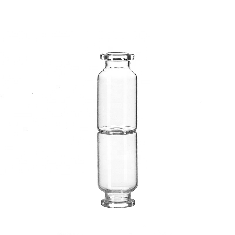 10ml clear tubular glass vial injection bottle