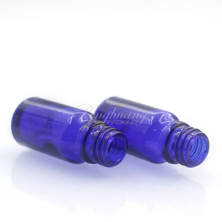 10ml cobalt blue empty glass bottle for essential oil in stock