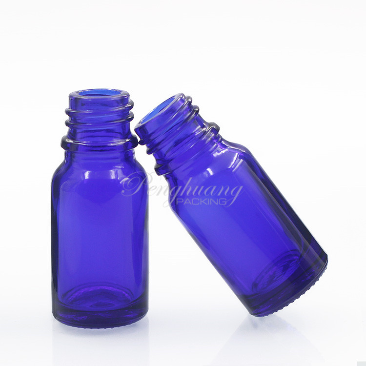 10ml cobalt blue empty glass bottle for essential oil in stock