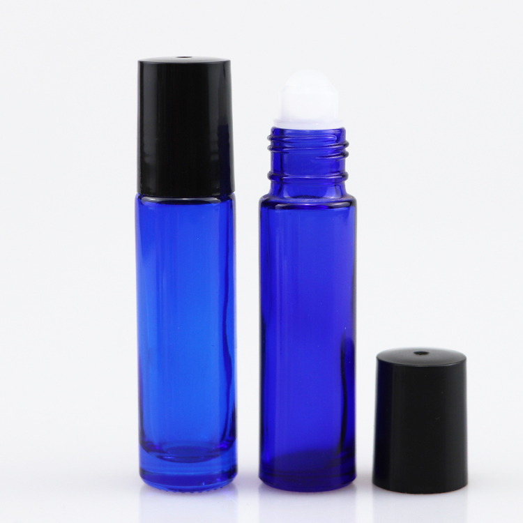 10ml cobalt blue roller glass bottle roll ball perfume oil bottle roller bottles essential oil