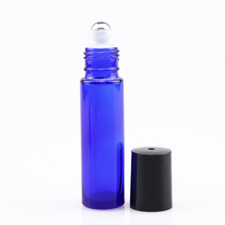 10ml cobalt blue roller glass bottle roll ball perfume oil bottle roller bottles essential oil
