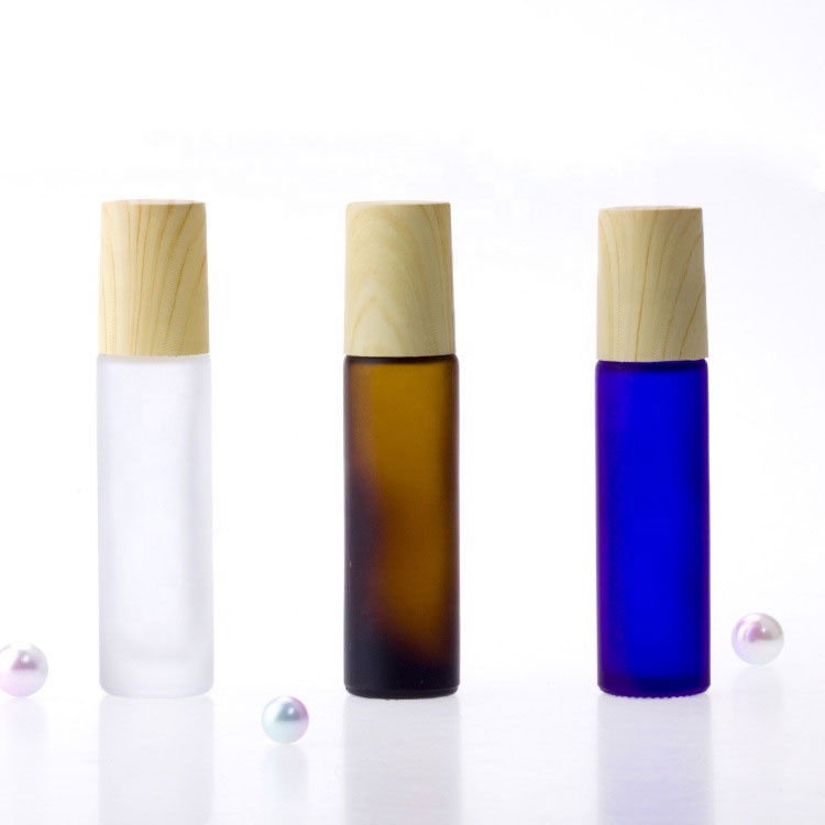 10ml colorful fluorite perfume bottle rainbow frosted glass essential oil bottles newest glass bottle in china