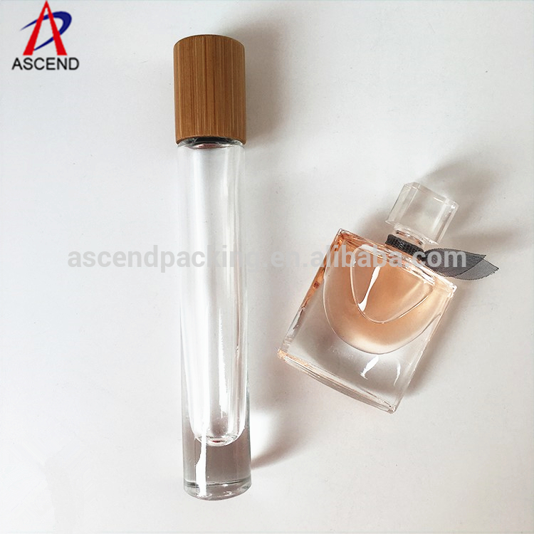 10ml colorful pen perfume bottle with bamboo cap