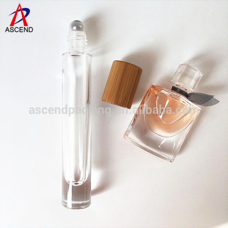 10ml colorful pen perfume bottle with bamboo cap