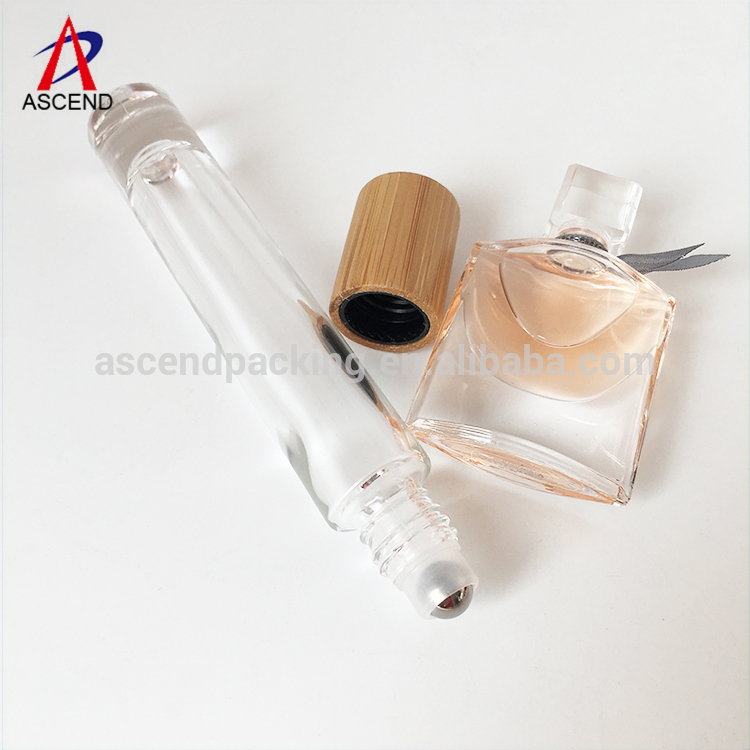 10ml colorful pen perfume bottle with bamboo cap