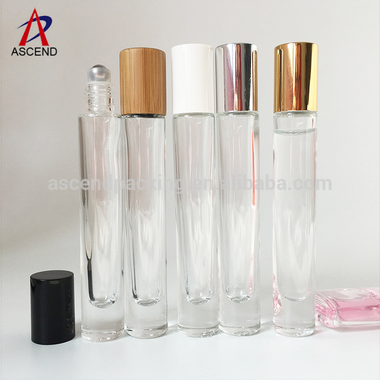 10ml colorful pen perfume bottle with bamboo cap