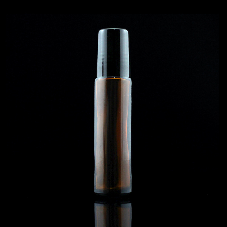 10ml dark purple glass essential oil perfume roll on bottle