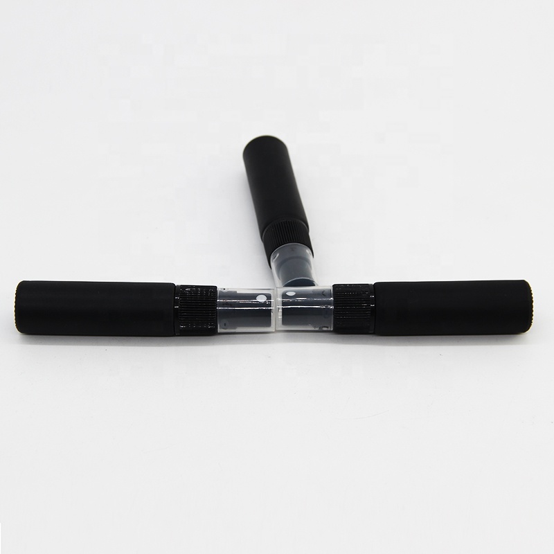 10ml empty black glass bottles with spray for essential oil proof-leaking container usage