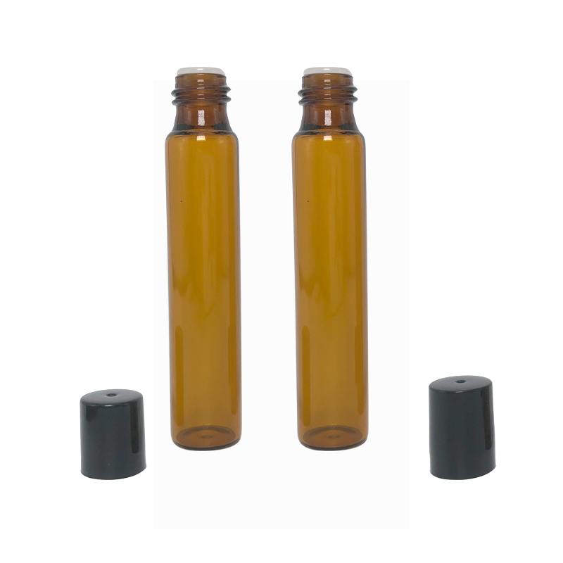 10ml empty bottle refillable perfume essential oil amber glass bottle