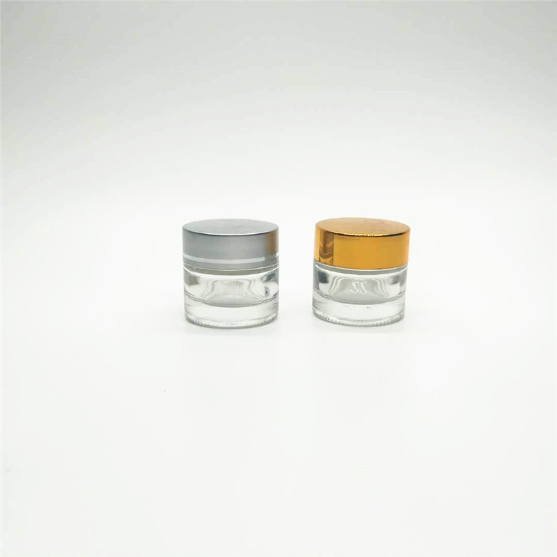 10ml factory direct cream jar with lid glass cosmetic packaging cream jar