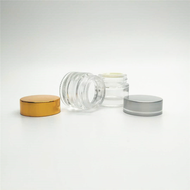 10ml factory direct cream jar with lid glass cosmetic packaging cream jar