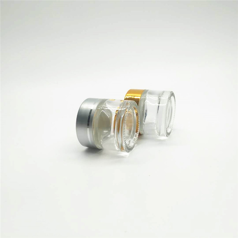 10ml factory direct cream jar with lid glass cosmetic packaging cream jar
