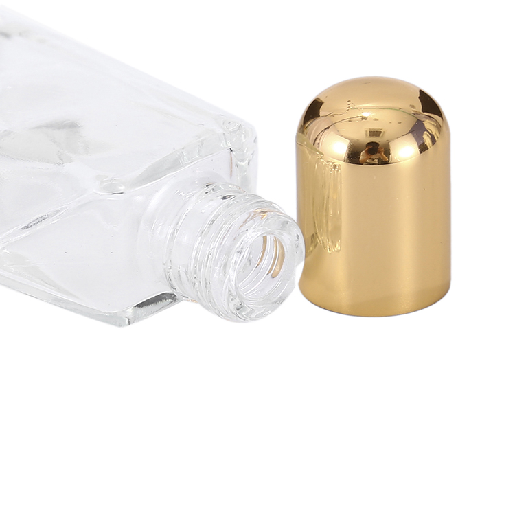 10ml flat balm fragrance roller ball bottle for essential oils