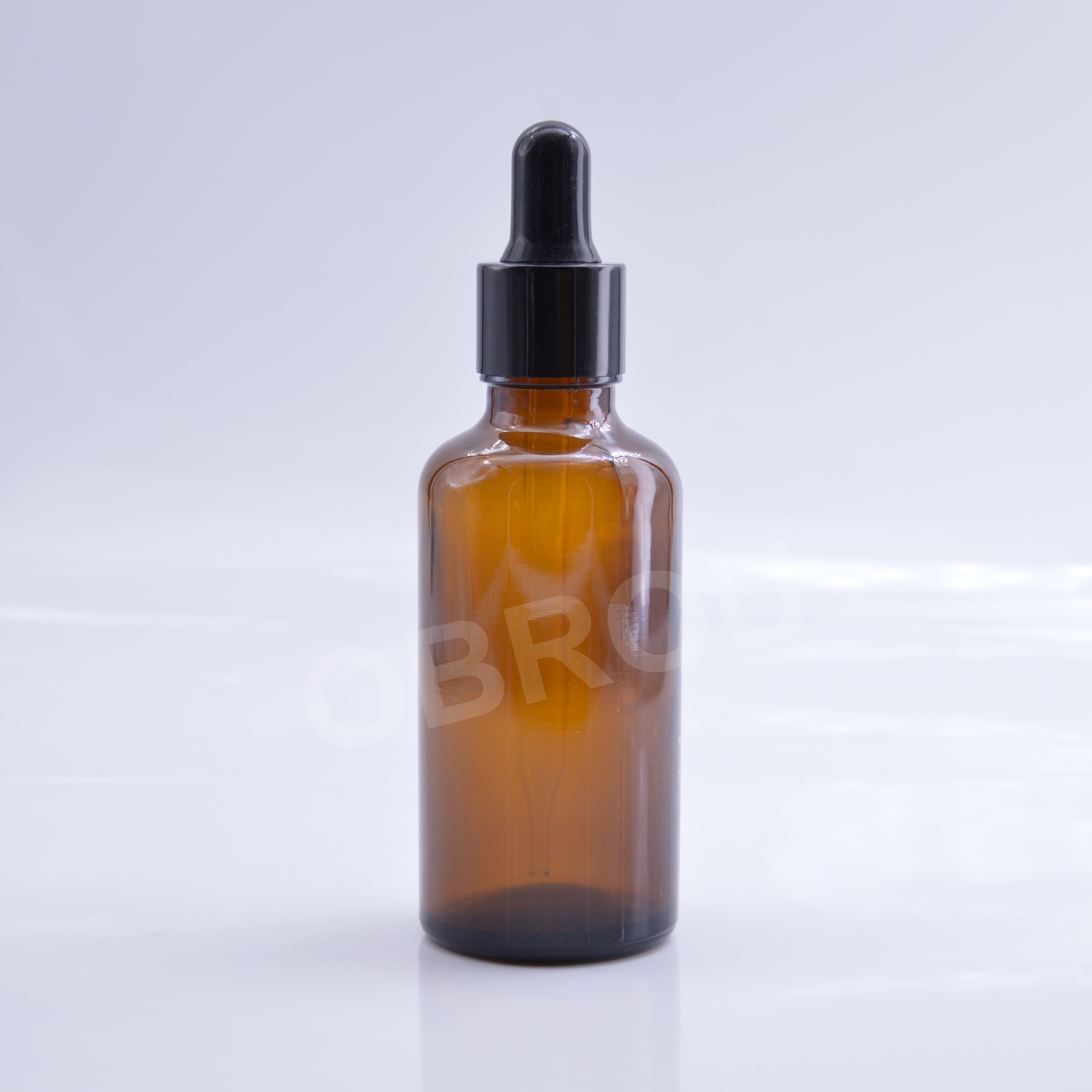10ml glass amber essential oil bottle with child proof dropper plastic cap tamper evident ring
