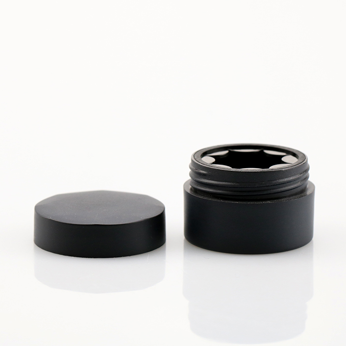 10ml matte color unique nail gel polish black cosmetic cream jar empty pp plastic container