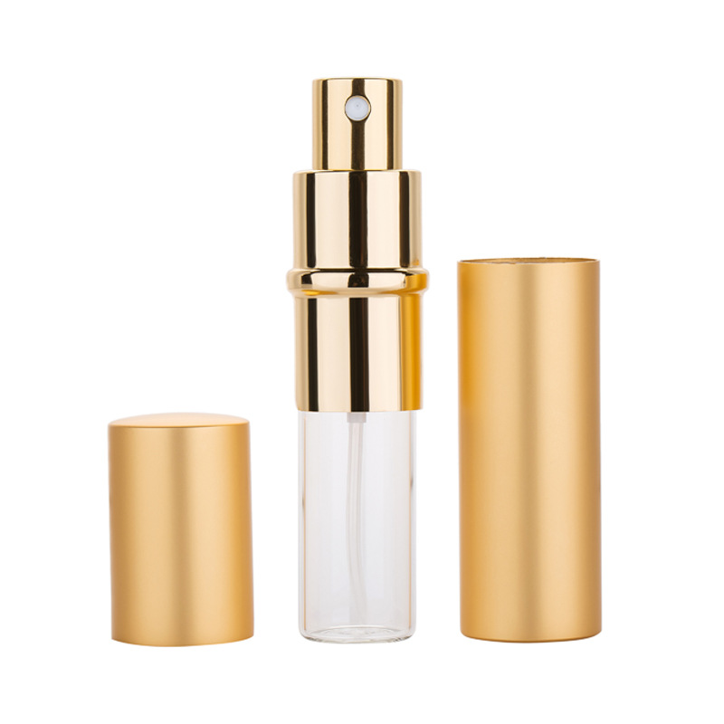 10ml metal texture Spray Bottle Portable Bottle Travel Container Kitchen Refillable Container Perfume Bottle 1pc