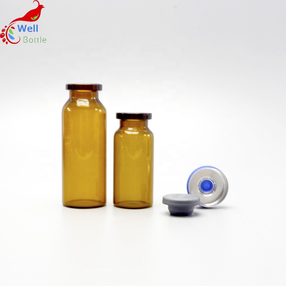 10ml penicillin glass bottle 10ml vial labels for medicine vaccine bottle for medical VB-23T