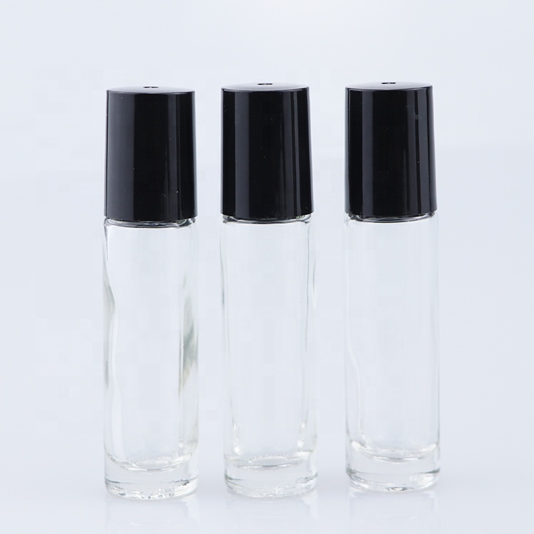 10ml roll-on perfume bottle 10ml amber glass roll on bottle with metal roller ball