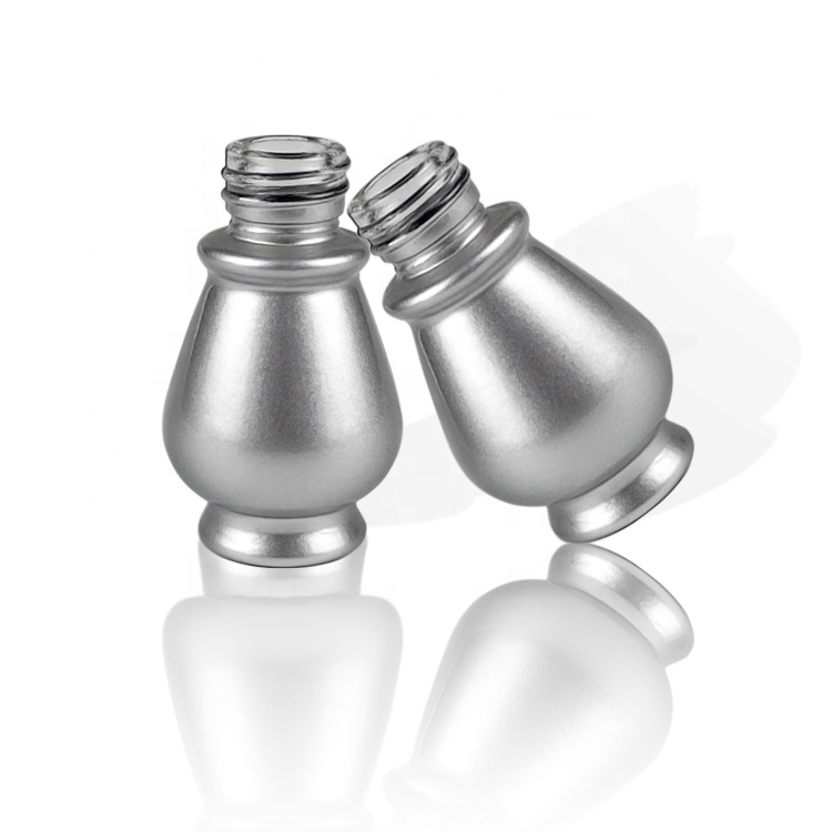 10ml silver glass pear-shaped essence oil bottle