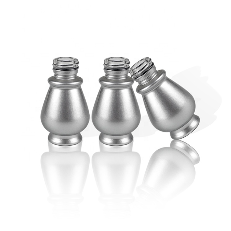 10ml silver glass pear-shaped essence oil bottle
