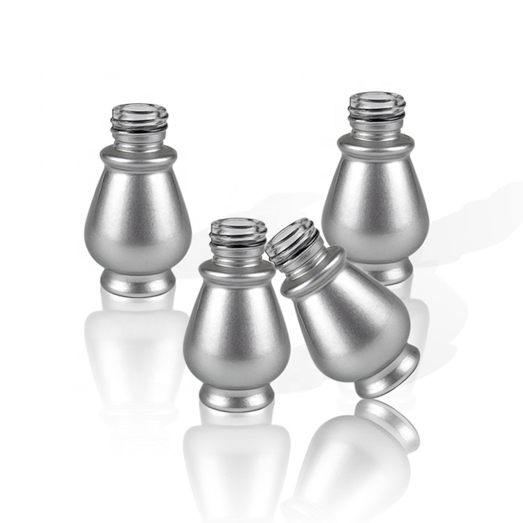 10ml silver glass pear-shaped essence oil bottle