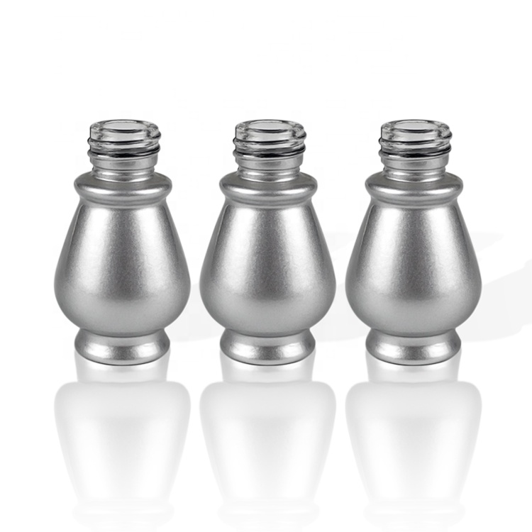 10ml silver glass pear-shaped essence oil bottle
