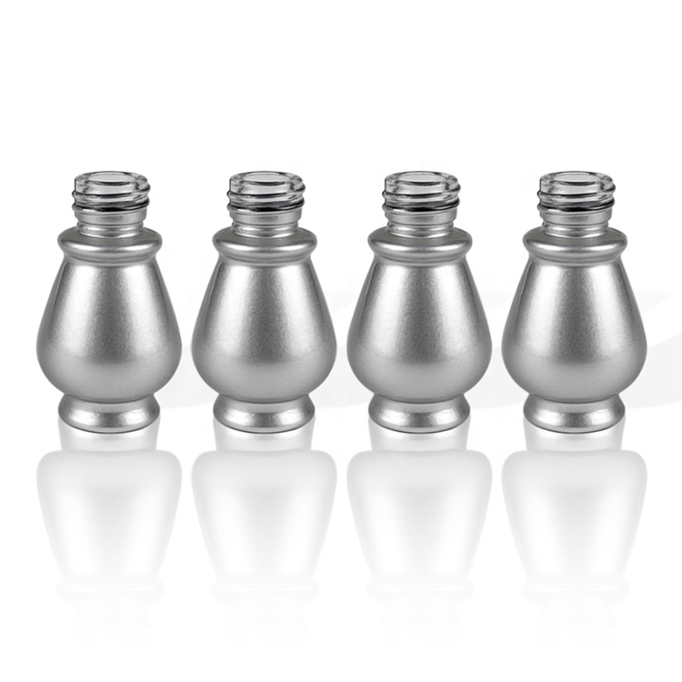 10ml silver glass pear-shaped essence oil bottle