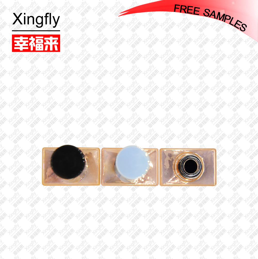 10ml square empty glass nail polish bottle uv gel electroplating gold bottle with brush and cap