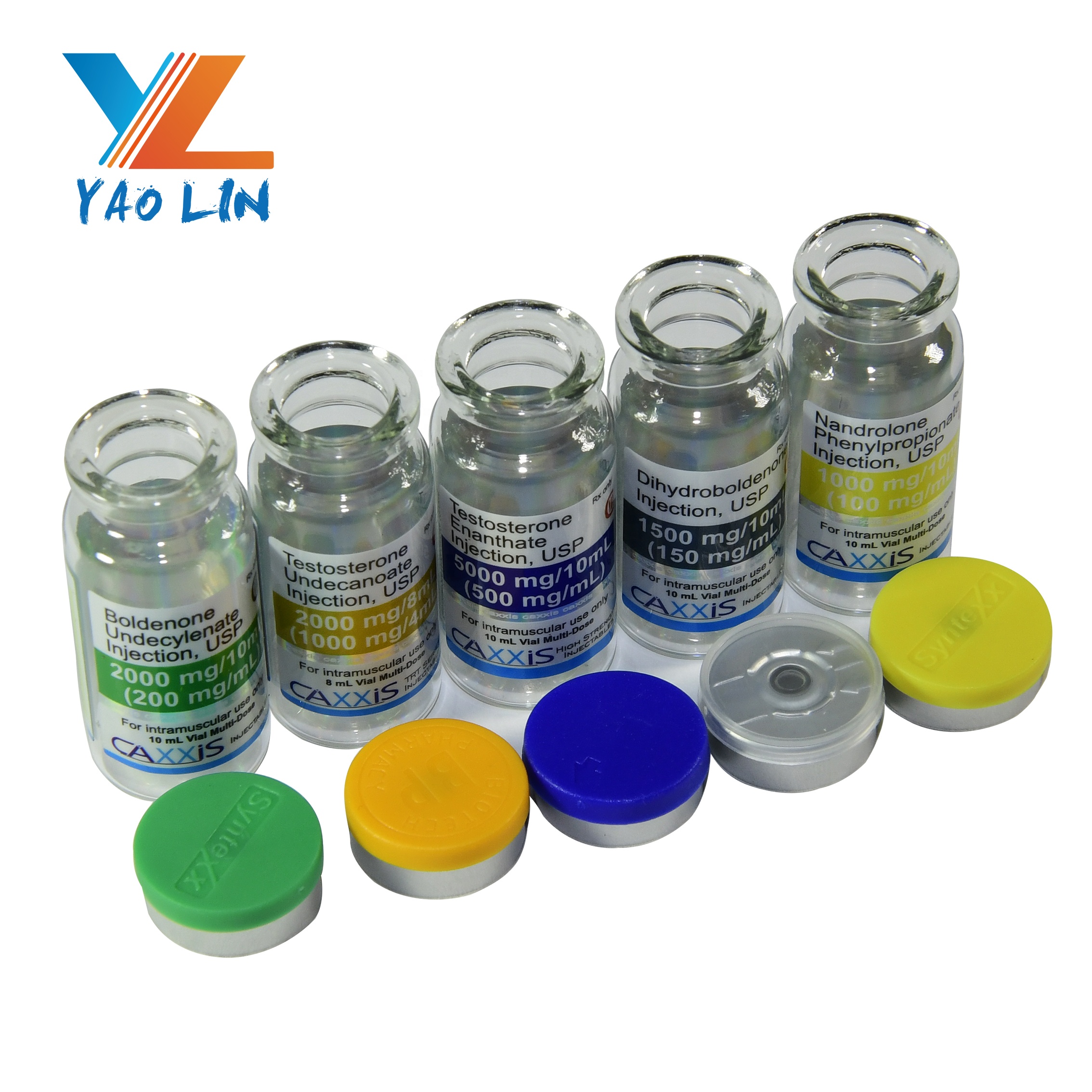 10ml sterile vials Steroid Glass Vial With Flip Off Cap Bottle 10Ml for injection