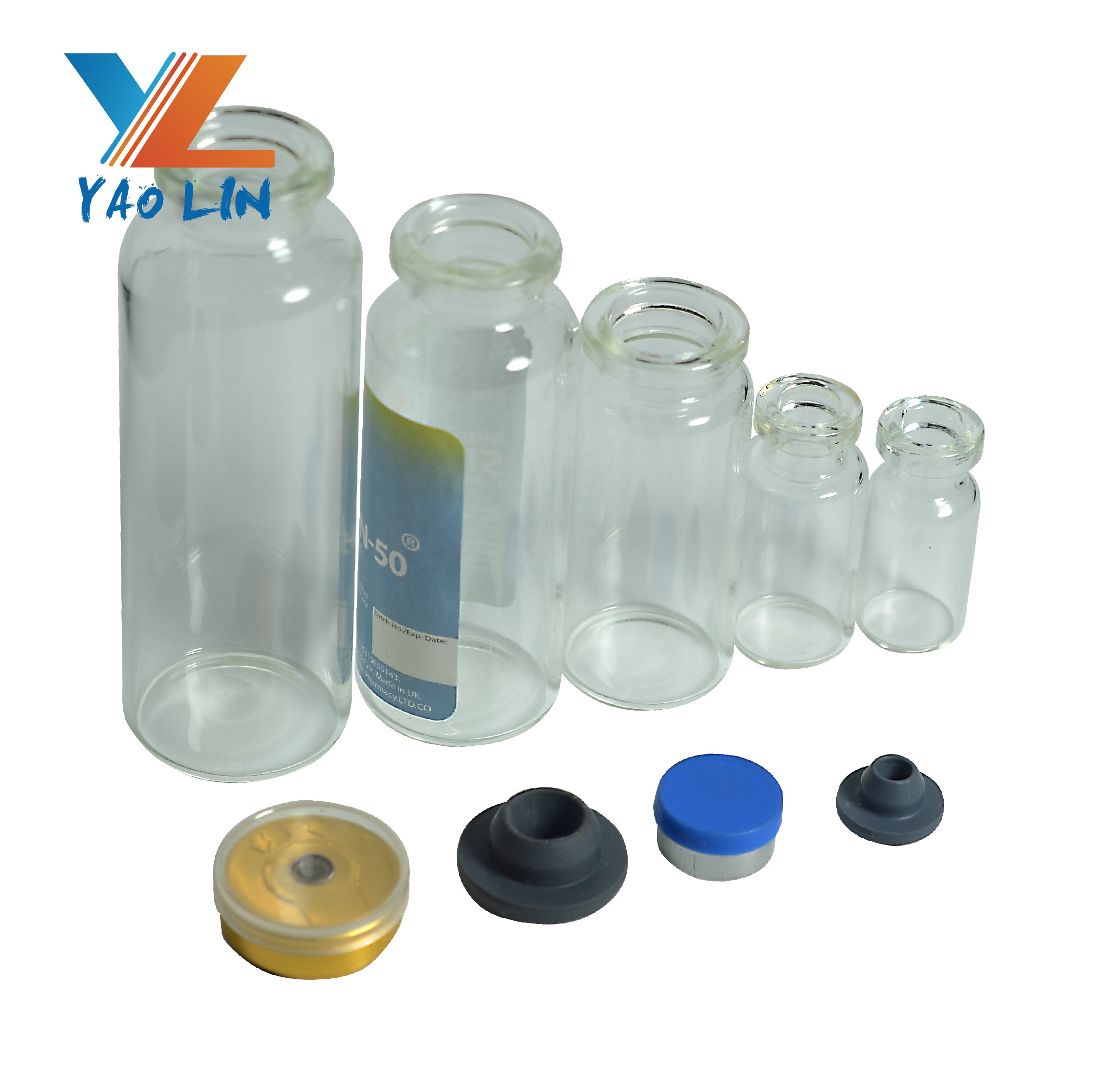 10ml sterile vials Steroid Glass Vial With Flip Off Cap Bottle 10Ml for injection