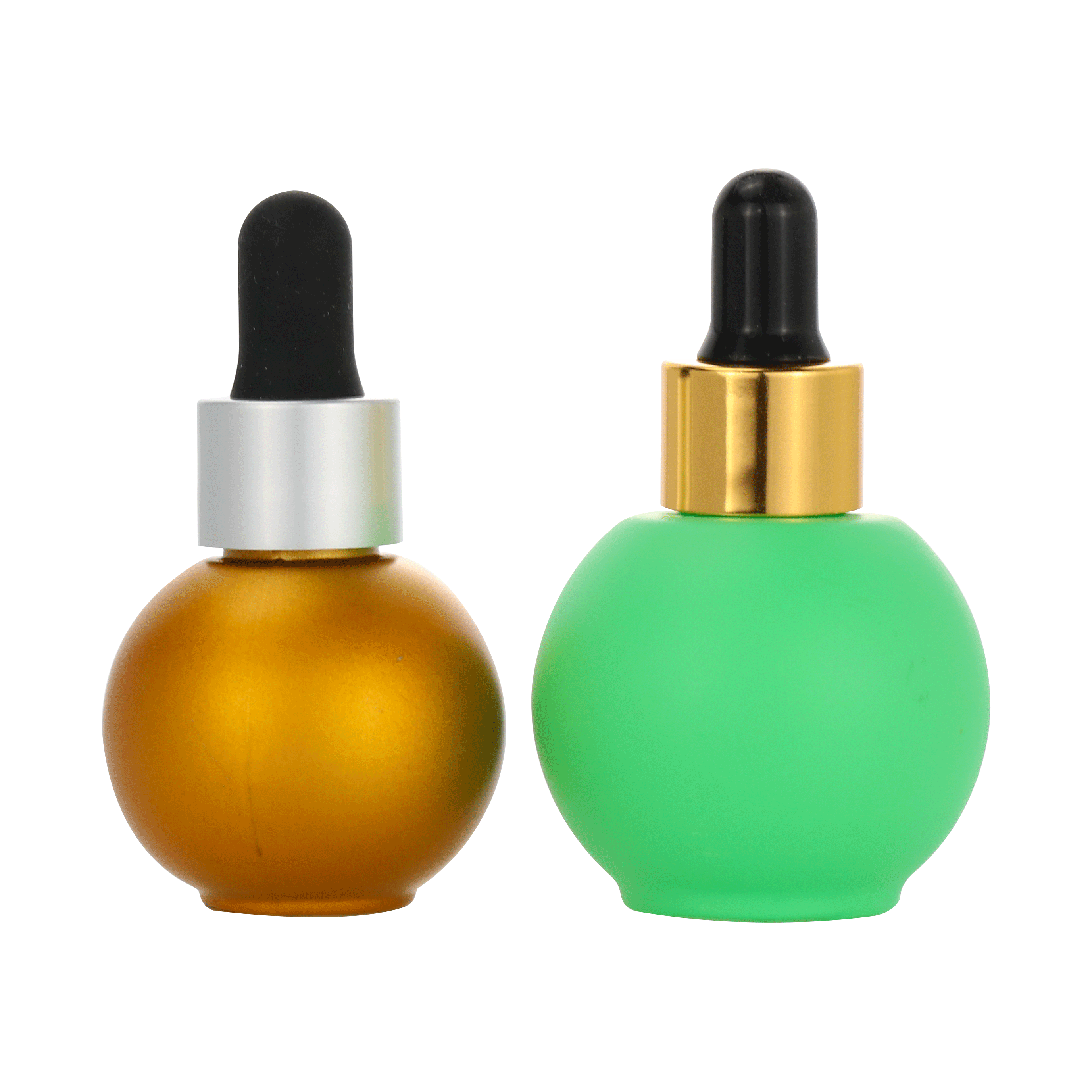 10ml to 100ml amber brown glass gourd shape medical pill bottles with screw lids